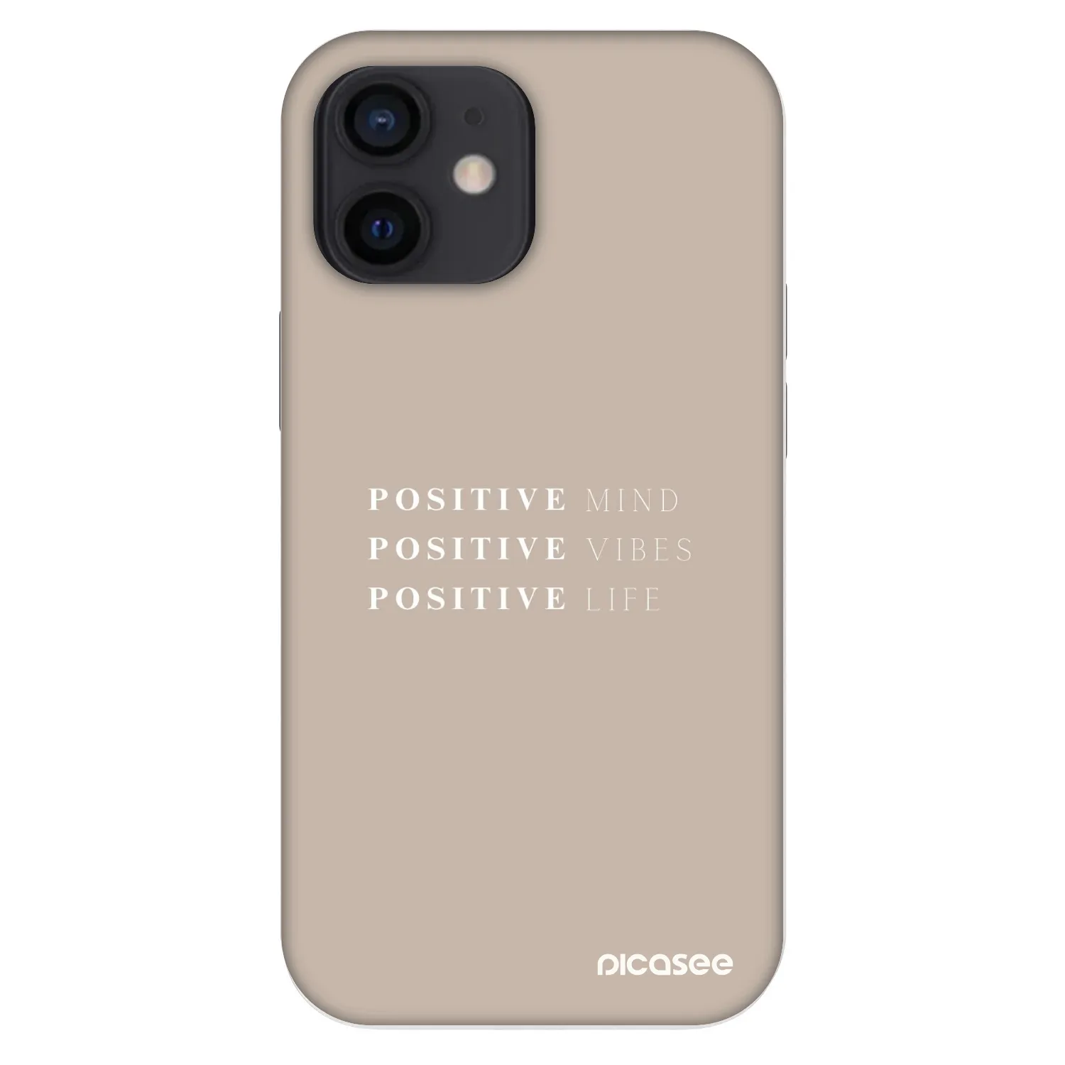 Picasee Fashion Case für Apple iPhone 12 mini - Positive Vibes