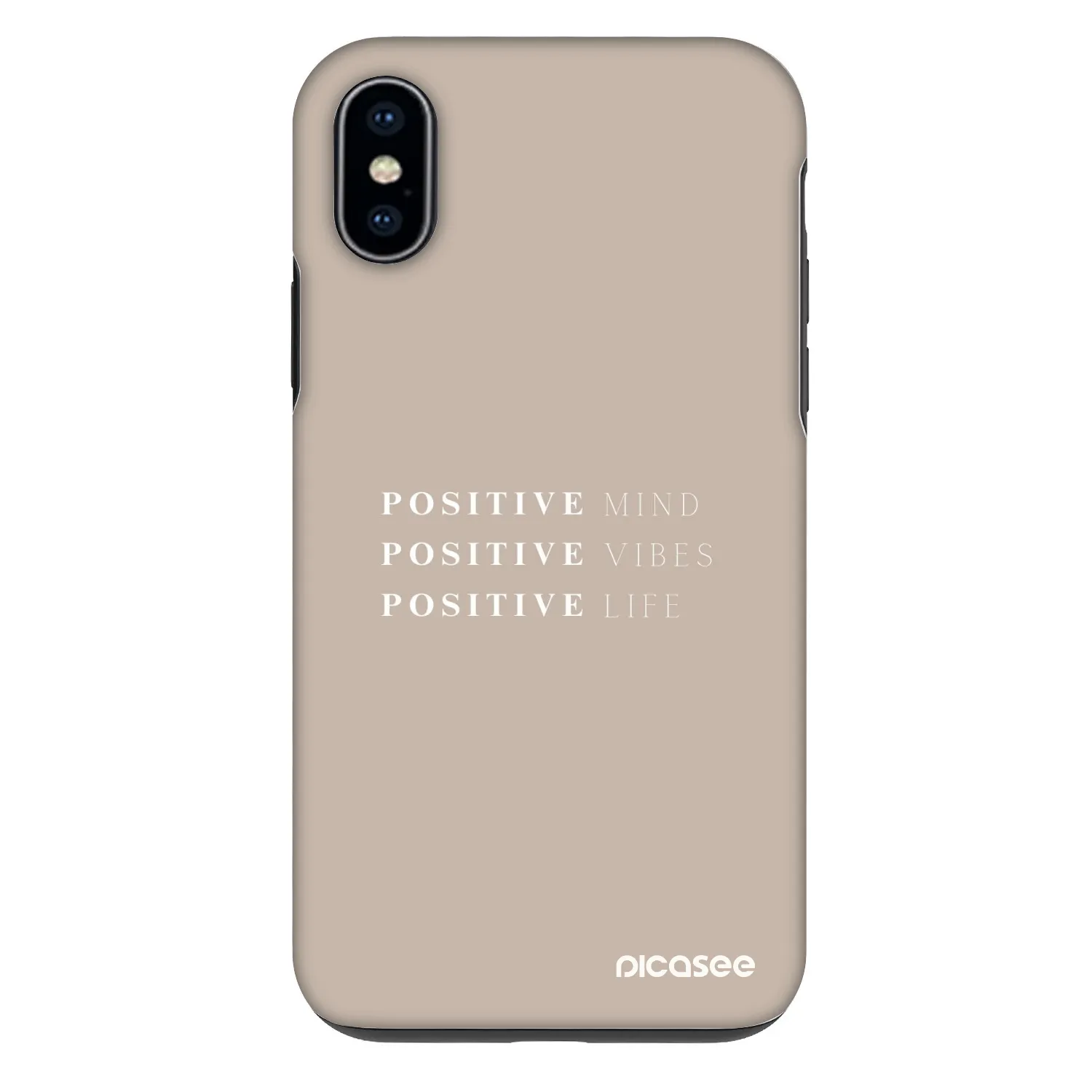 Picasee Fashion Case für Apple iPhone X/XS - Positive Vibes