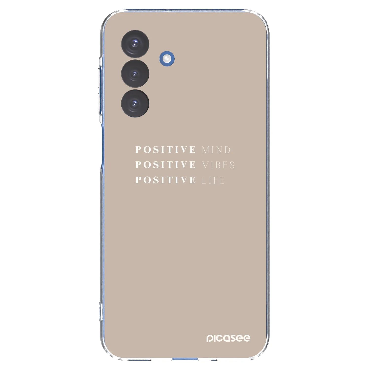 Picasee Samsung Galaxy A17 5G Hülle - Transparentes Silikon - Positive Vibes