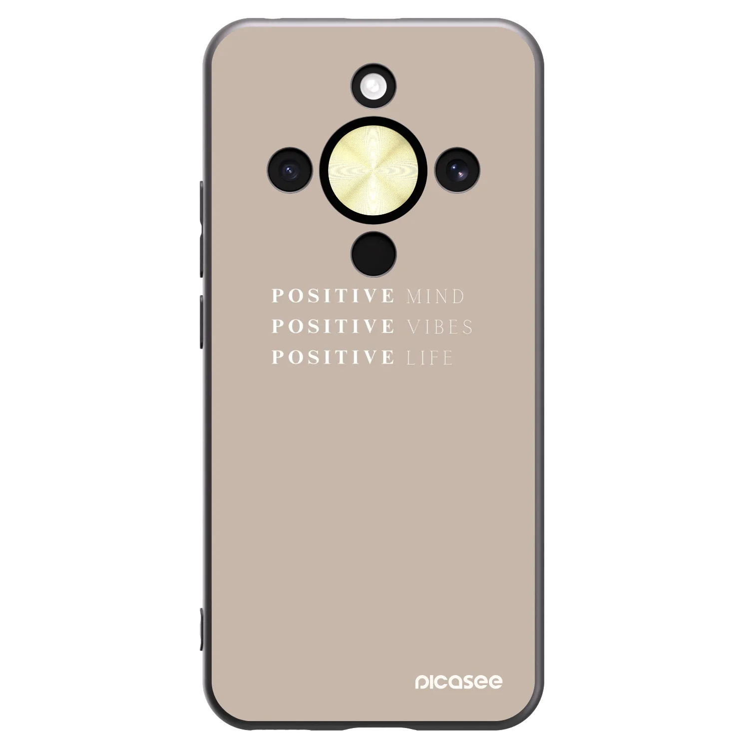 Picasee Honor Magic8 Lite 5G Hülle - Schwarzes Silikon - Positive Vibes