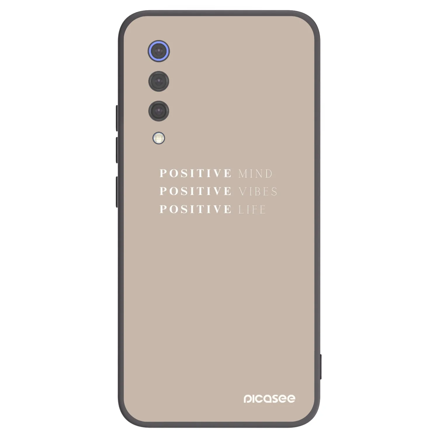 Picasee Xiaomi Mi 9 SE Hülle - Schwarzes Silikon - Positive Vibes