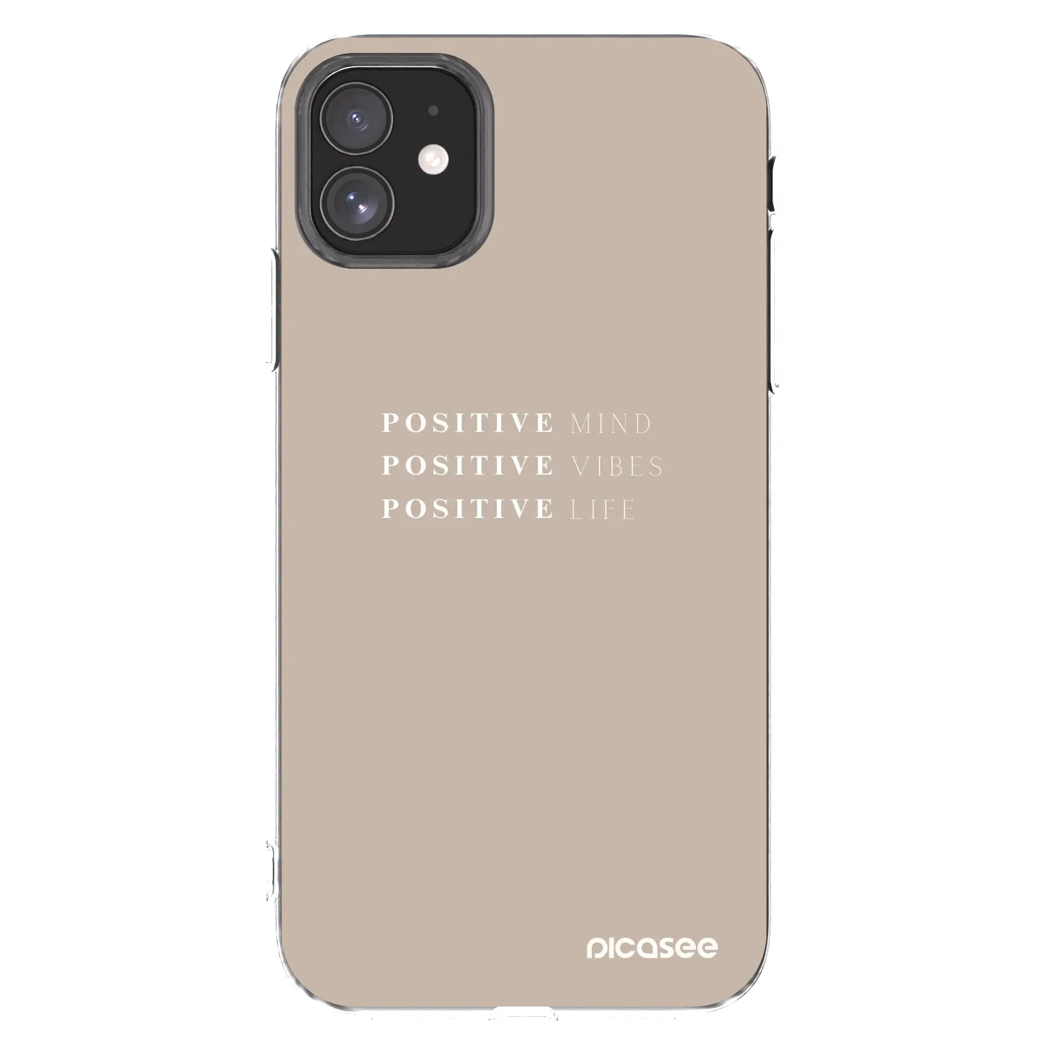 Picasee Apple iPhone 11 Hülle - Transparentes Silikon - Positive Vibes