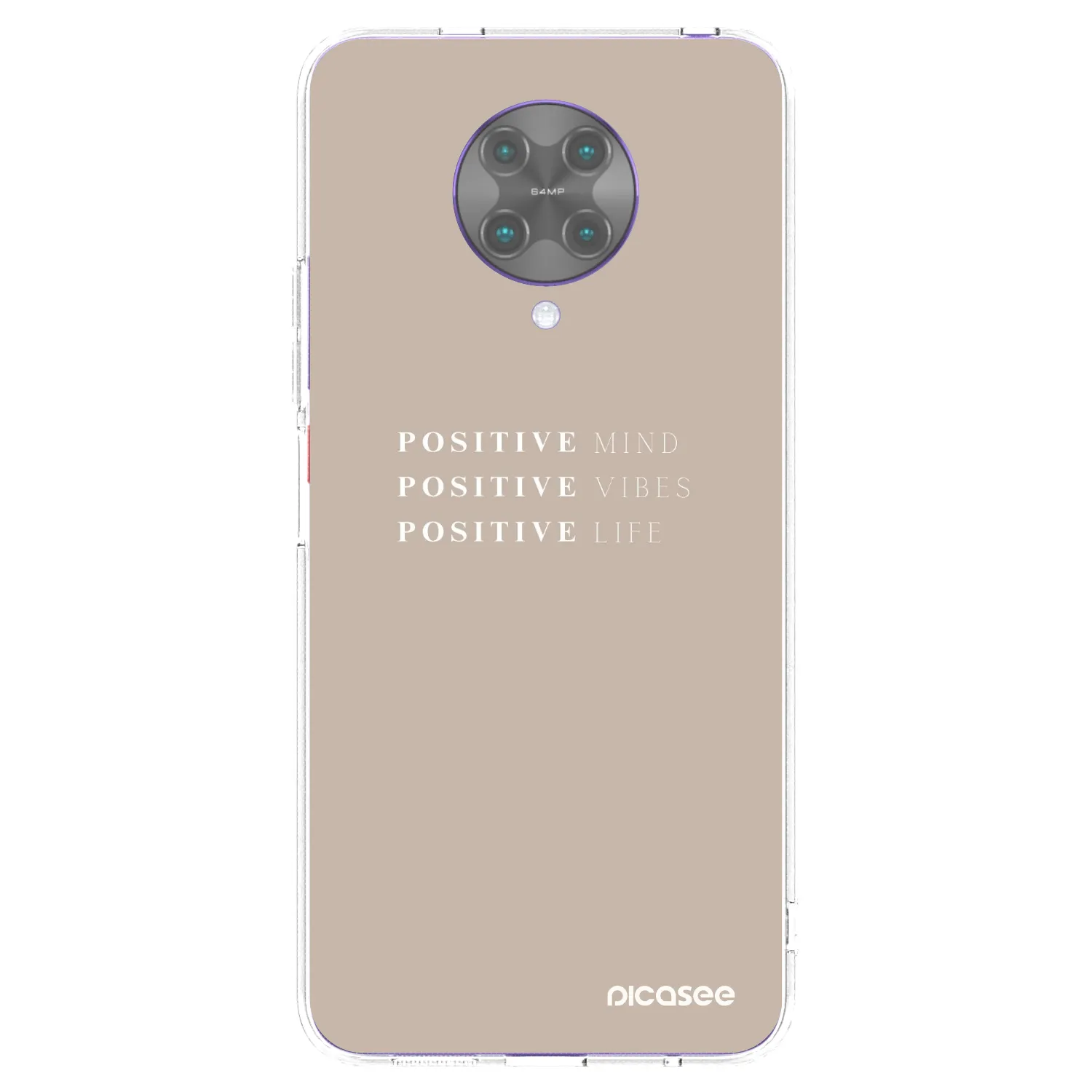 Picasee Xiaomi Poco F2 Pro Hülle - Transparentes Silikon - Positive Vibes