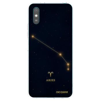 Picasee Xiaomi Redmi 9A Hülle - Transparentes Silikon - ARIES