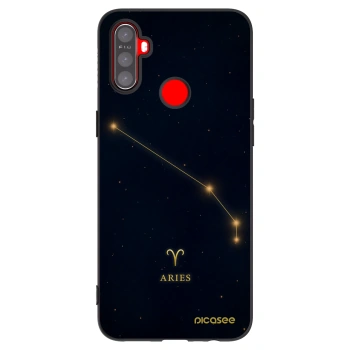 Picasee Realme 5 Hülle - Schwarzes Silikon - ARIES