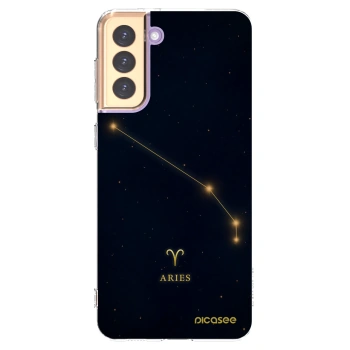 Picasee Samsung Galaxy S21+ 5G G996F Hülle - Transparentes Silikon - ARIES
