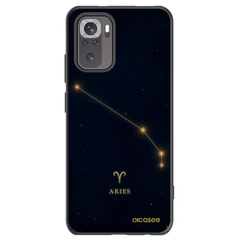 Picasee Xiaomi Redmi Note 10 Hülle - Schwarzes Silikon - ARIES