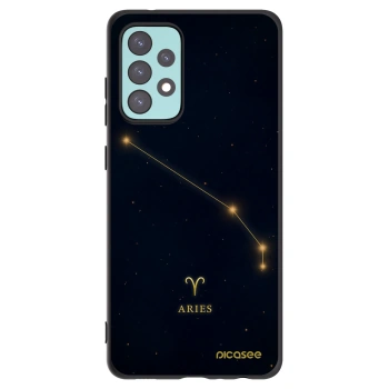 Picasee Samsung Galaxy A72 A725F Hülle - Schwarzes Silikon - ARIES