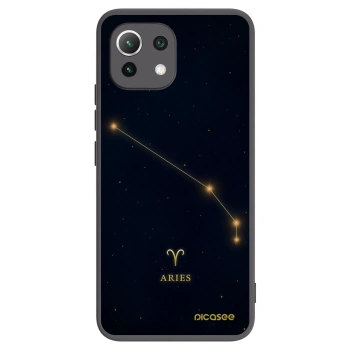 Picasee Xiaomi Mi 11 Lite Hülle - Schwarzes Silikon - ARIES