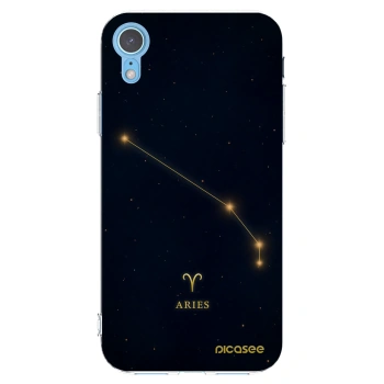 Picasee Apple iPhone XR Hülle - Transparentes Silikon - ARIES