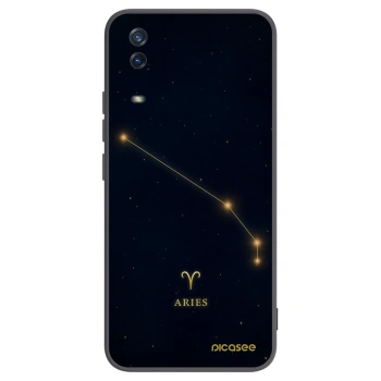 Picasee Vivo Y11s Hülle - Schwarzes Silikon - ARIES