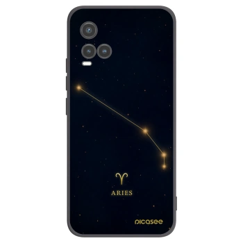 Picasee Vivo Y33s Hülle - Schwarzes Silikon - ARIES