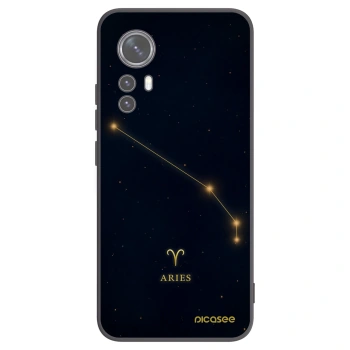 Picasee Xiaomi 12 Hülle - Schwarzes Silikon - ARIES
