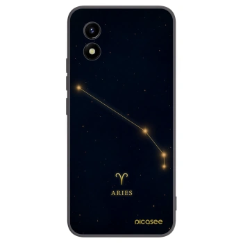 Picasee Vivo Y01 Hülle - Schwarzes Silikon - ARIES