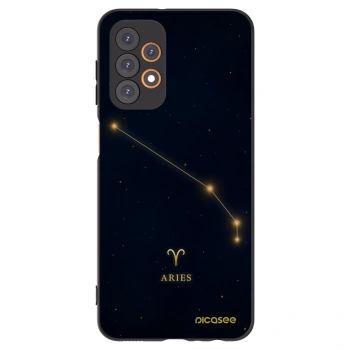 Picasee Samsung Galaxy A23 A235F 4G Hülle - Schwarzes Silikon - ARIES