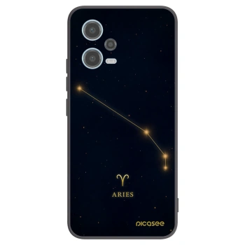 Picasee Xiaomi Redmi Note 12 5G Hülle - Schwarzes Silikon - ARIES