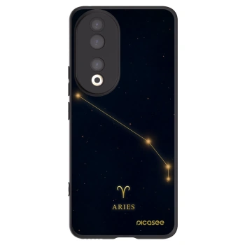 Picasee Honor 90 5G Hülle - Schwarzes Silikon - ARIES
