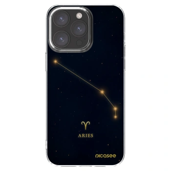 Picasee Apple iPhone 15 Pro Max Hülle - Transparentes Silikon - ARIES