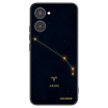 Picasee Realme 10 4G Hülle - Schwarzes Silikon - ARIES