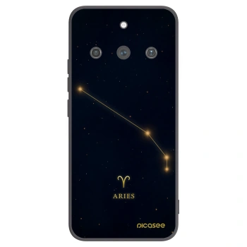 Picasee Realme 11 Pro+ Hülle - Schwarzes Silikon - ARIES
