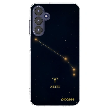 Picasee Samsung Galaxy A15 A155F 4G Hülle - Transparentes Silikon - ARIES