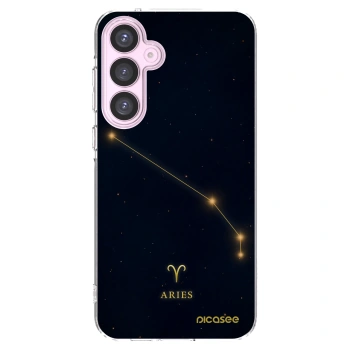 Picasee Samsung Galaxy A55 5G A556B Hülle - Transparentes Silikon - ARIES