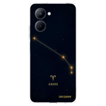 Picasee Realme C33 (2023) Hülle - Transparentes Silikon - ARIES