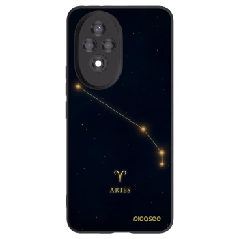 Picasee Honor 200 Pro 5G Hülle - Schwarzes Silikon - ARIES