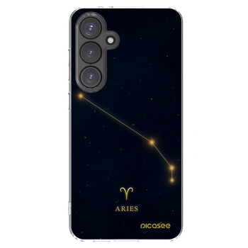 Picasee Samsung Galaxy S24 FE S721B Hülle - Transparentes Silikon - ARIES
