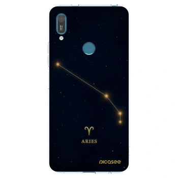 Picasee Huawei Y7 2019 Hülle - Transparentes Silikon - ARIES