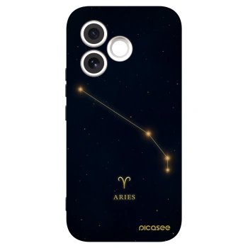 Picasee Honor 600 Lite Hülle - Schwarzes Silikon - ARIES