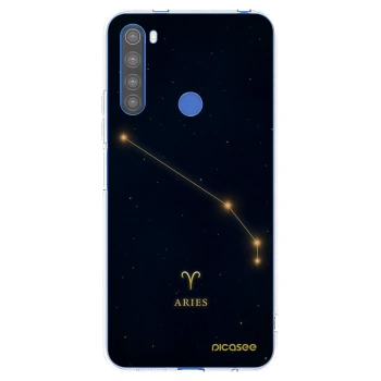 Picasee Xiaomi Redmi Note 8T Hülle - Transparentes Silikon - ARIES