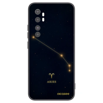 Picasee Xiaomi Mi Note 10 Lite Hülle - Schwarzes Silikon - ARIES