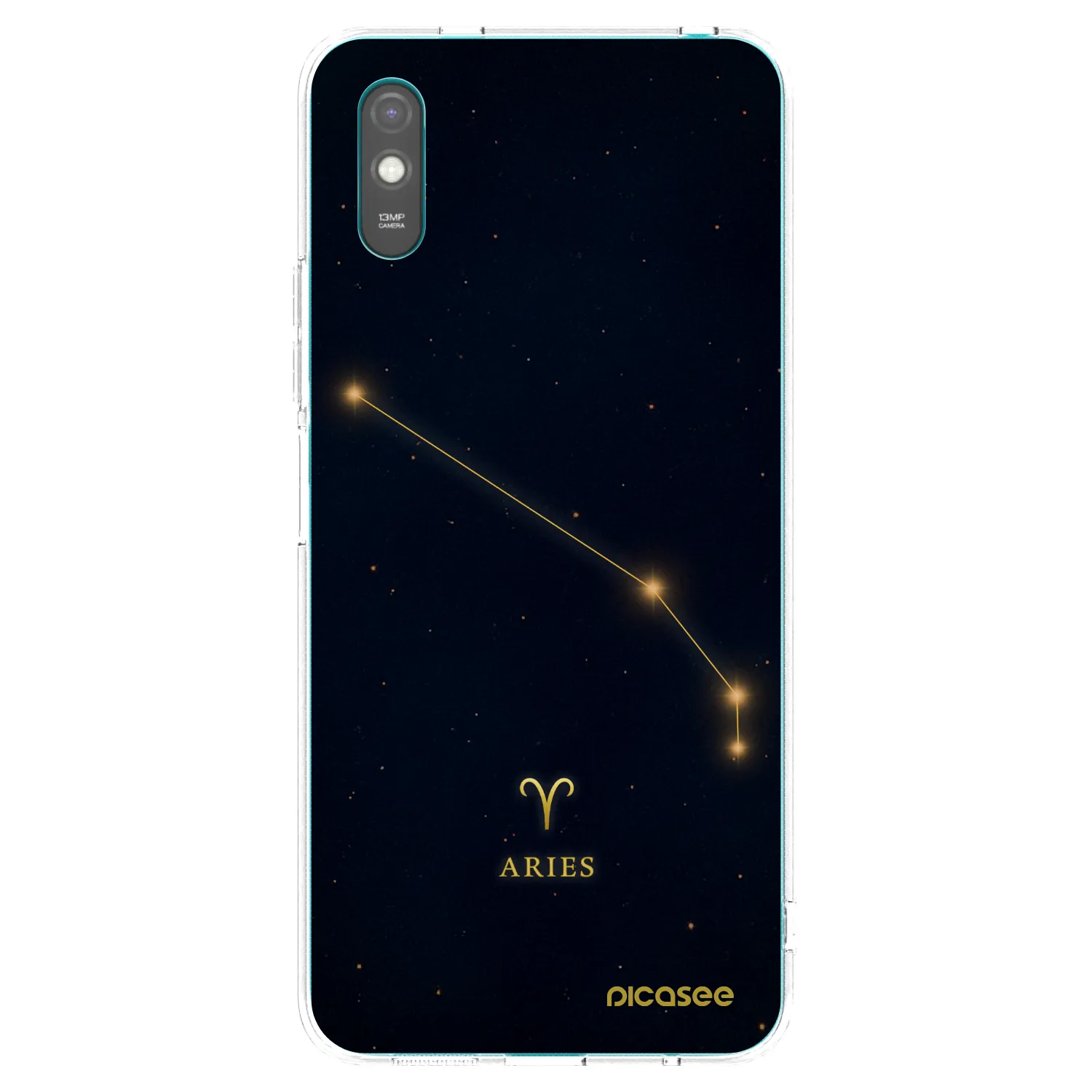 Picasee Xiaomi Redmi 9A Hülle - Transparentes Silikon - ARIES