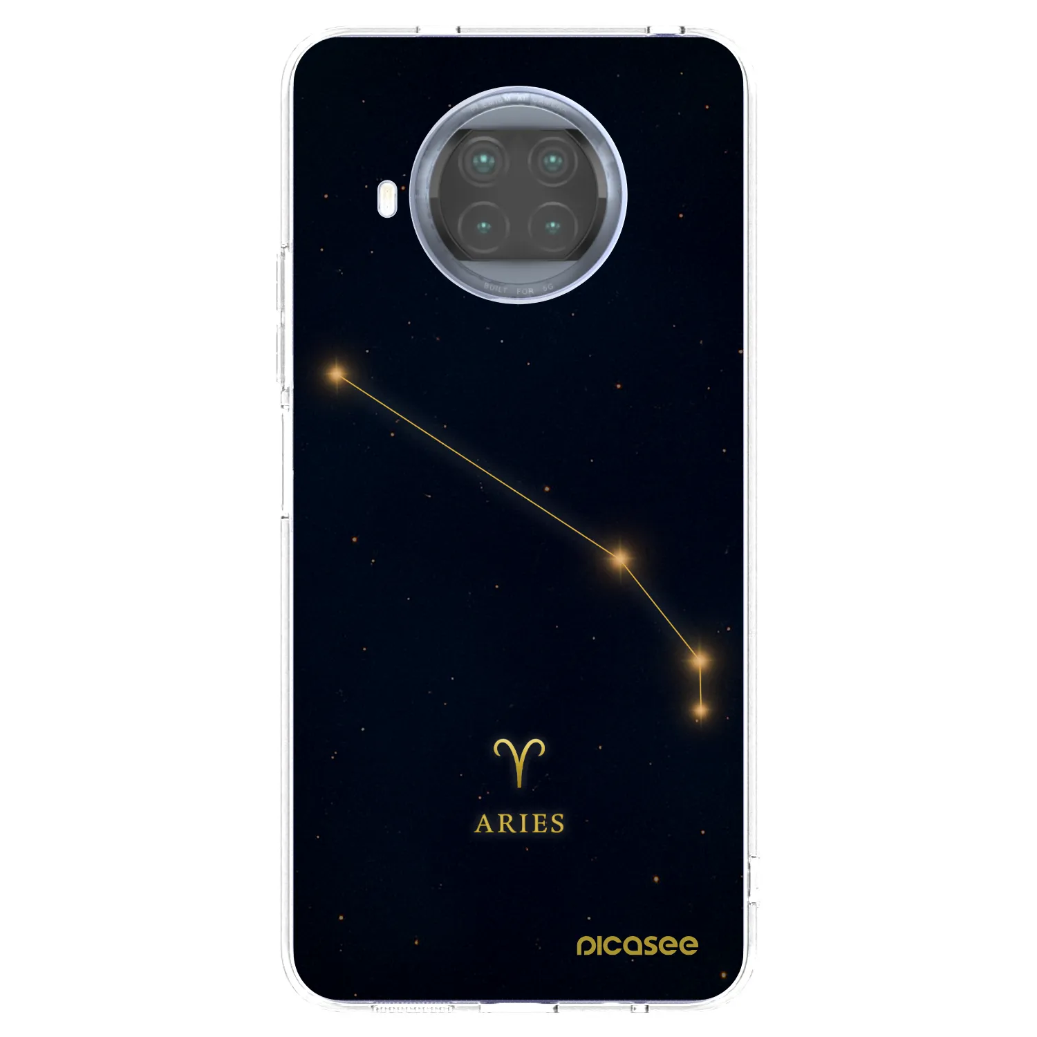 Picasee Xiaomi Mi 10T Lite Hülle - Transparentes Silikon - ARIES
