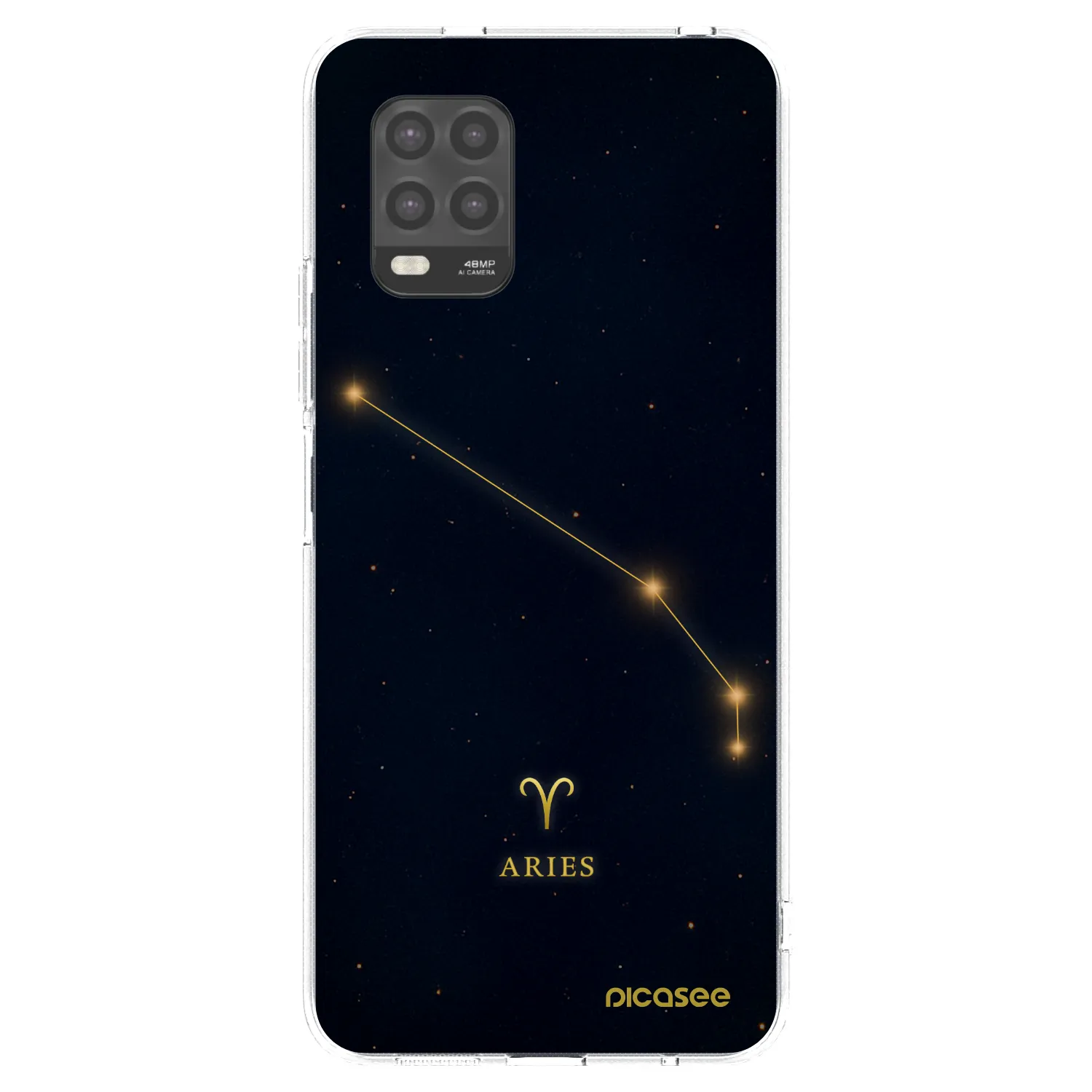 Picasee Xiaomi Mi 10 Lite Hülle - Transparentes Silikon - ARIES