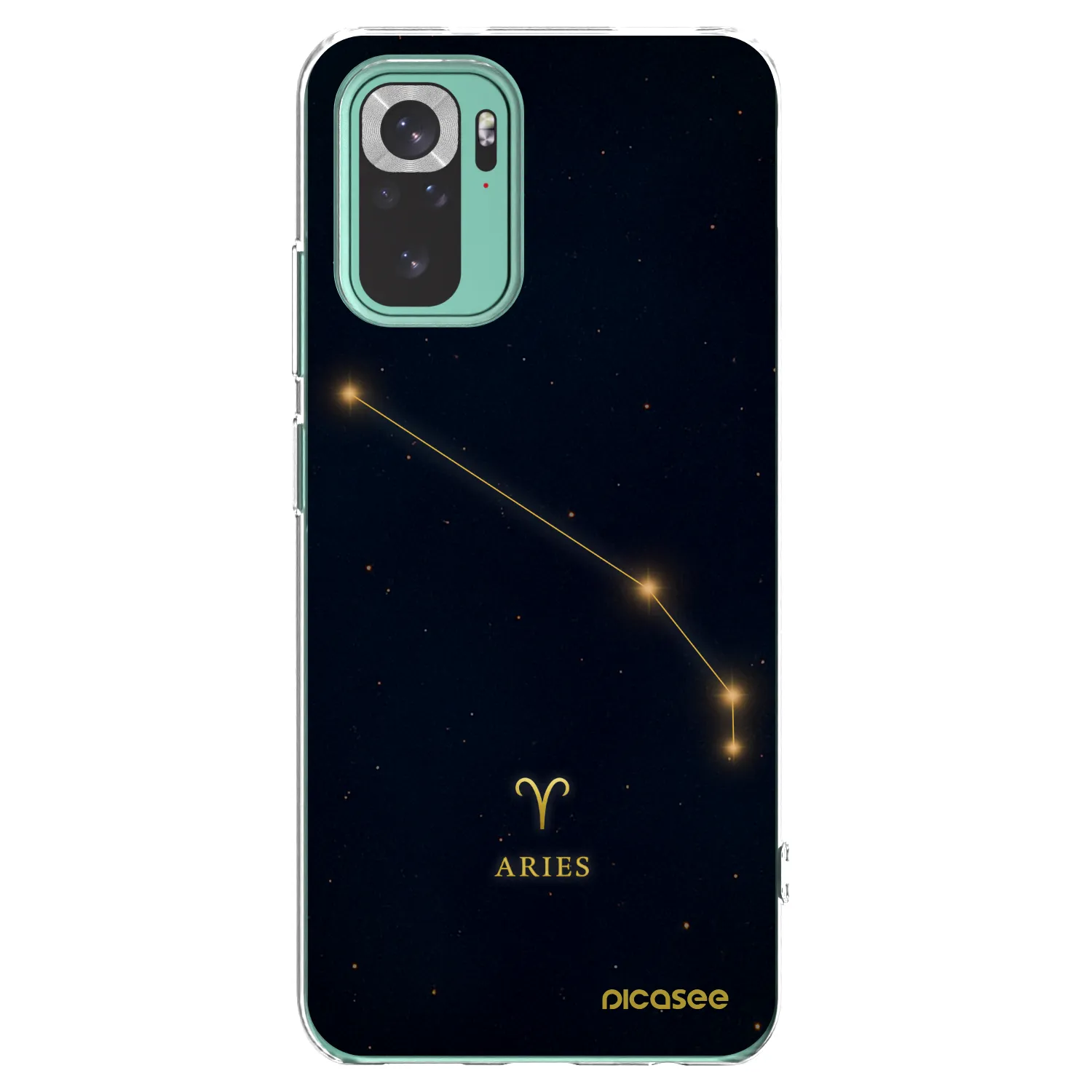 Picasee Xiaomi Redmi Note 10 Pro Hülle - Transparentes Silikon - ARIES