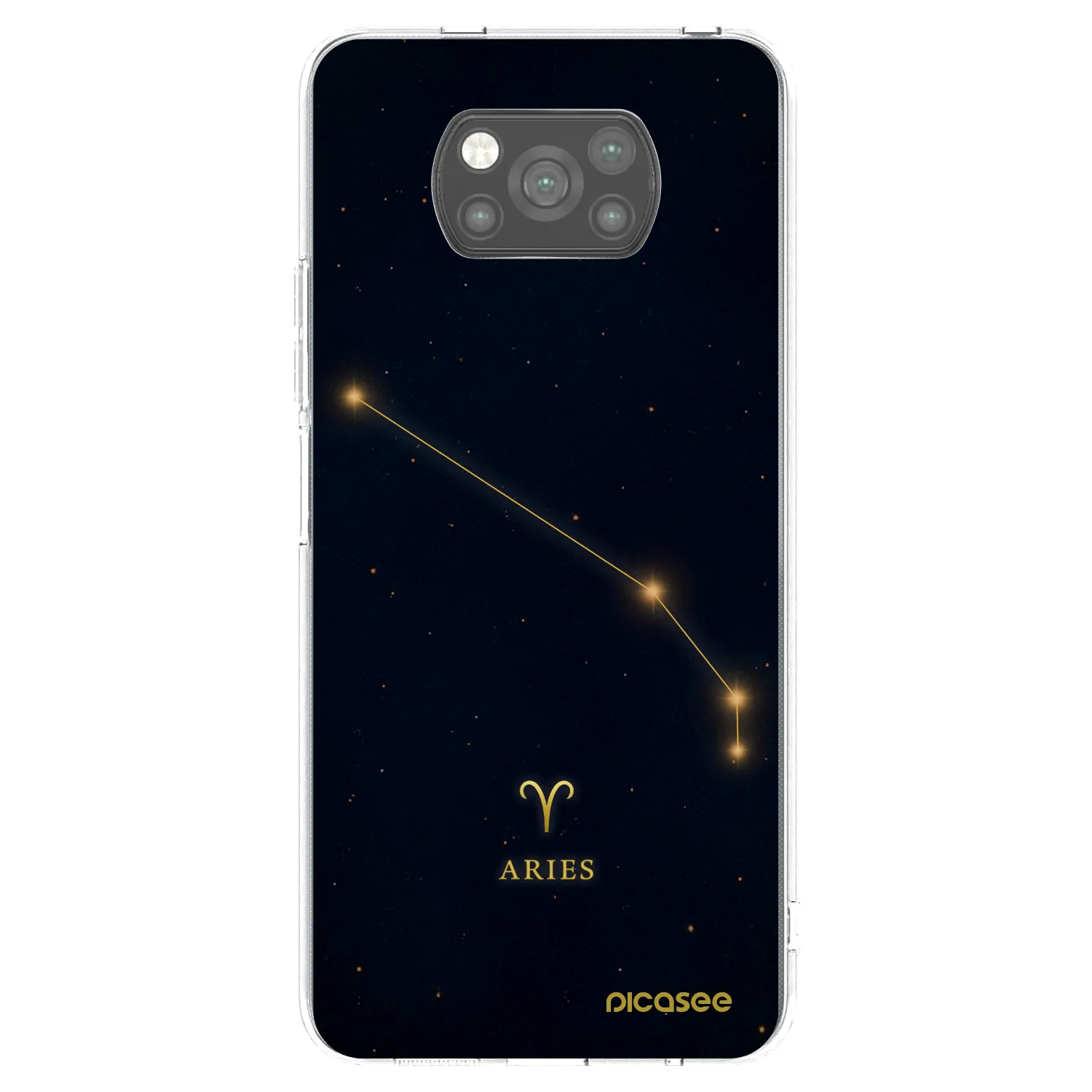 Picasee Xiaomi Poco X3 Pro Hülle - Schwarzes Silikon - ARIES