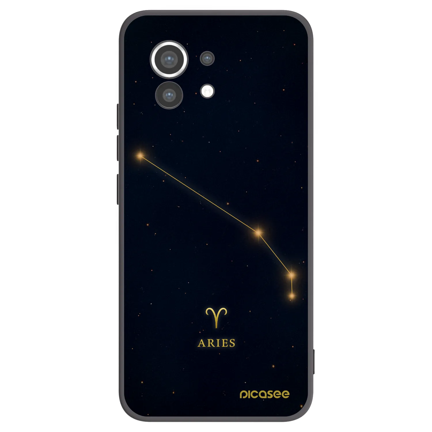 Picasee Xiaomi Mi 11 Hülle - Schwarzes Silikon - ARIES
