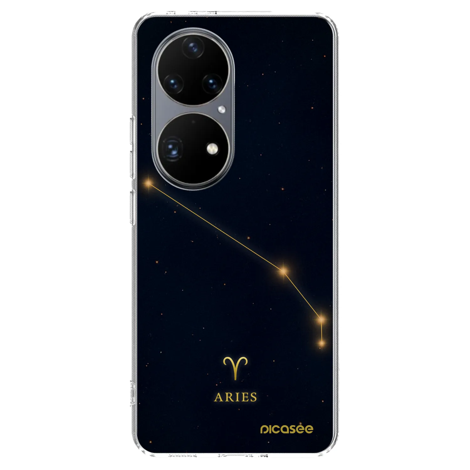 Picasee Huawei P50 Hülle - Transparentes Silikon - ARIES