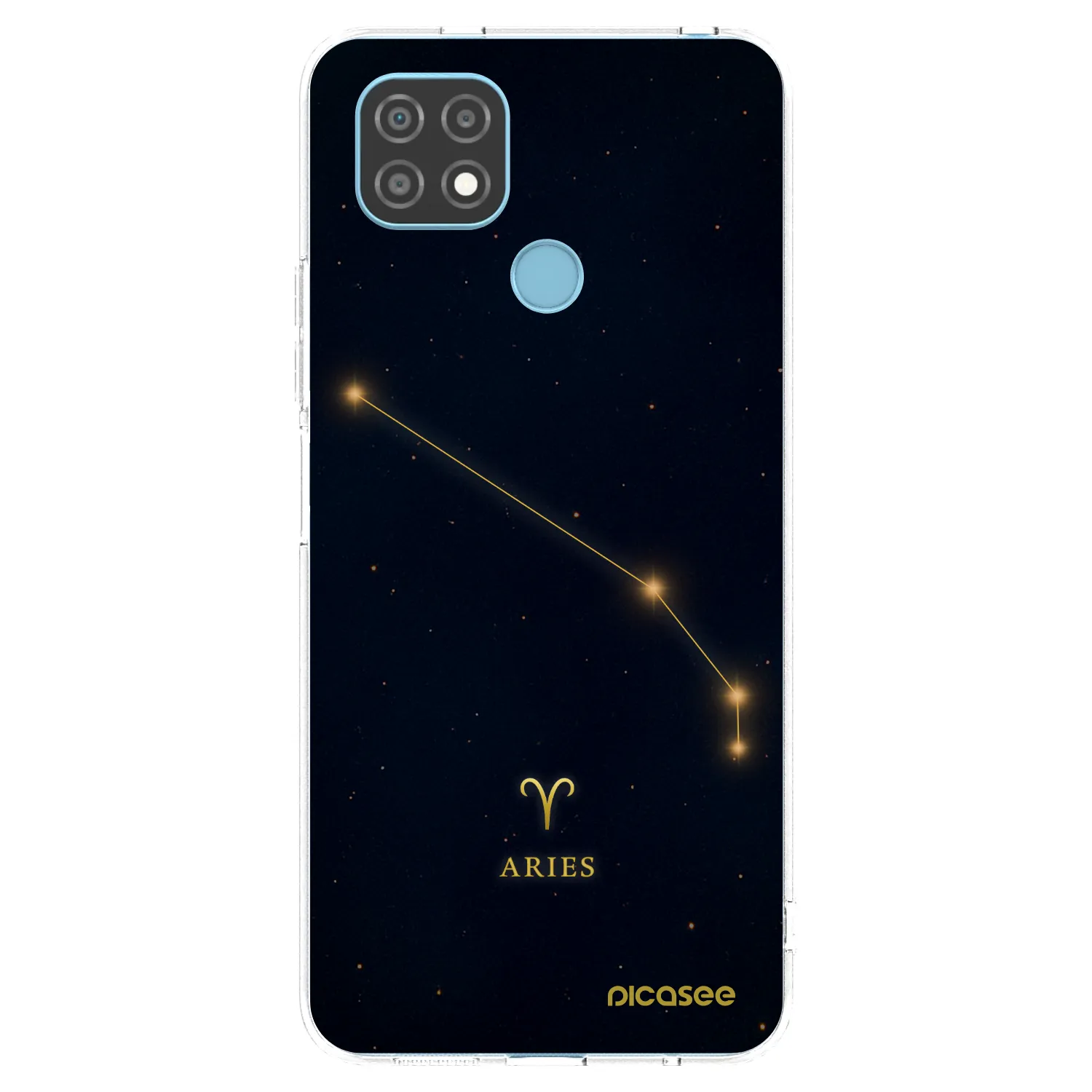 Picasee Realme C21 Hülle - Transparentes Silikon - ARIES
