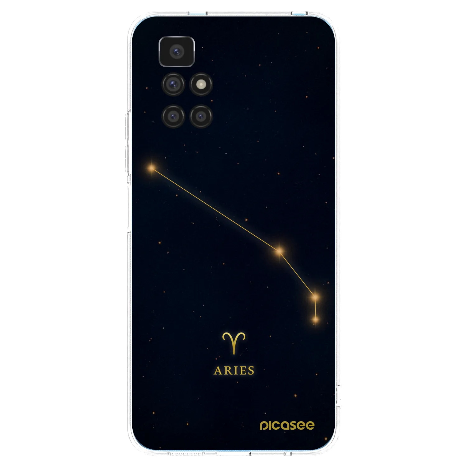 Picasee Xiaomi Redmi 10 Hülle - Transparentes Silikon - ARIES