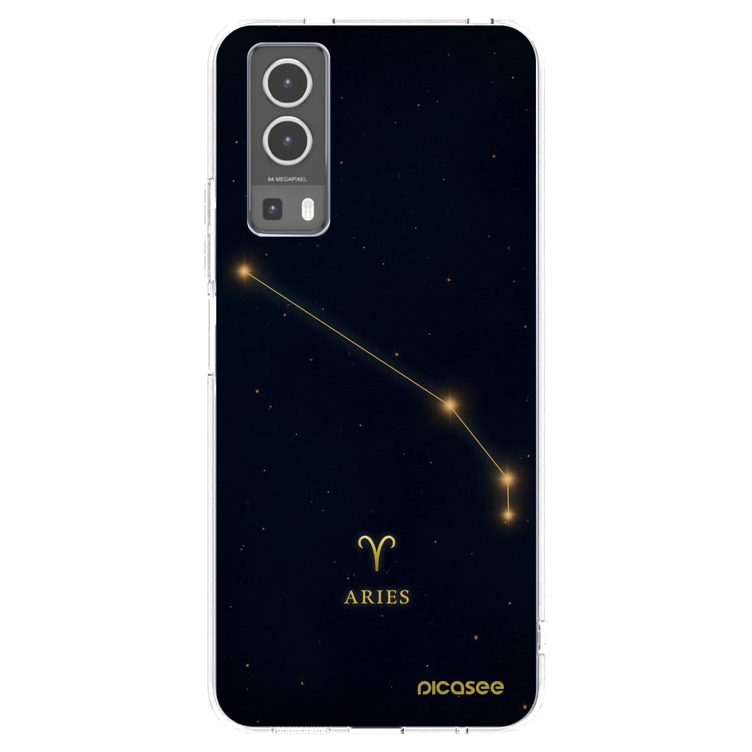 Picasee Vivo Y72 5G Hülle - Transparentes Silikon - ARIES