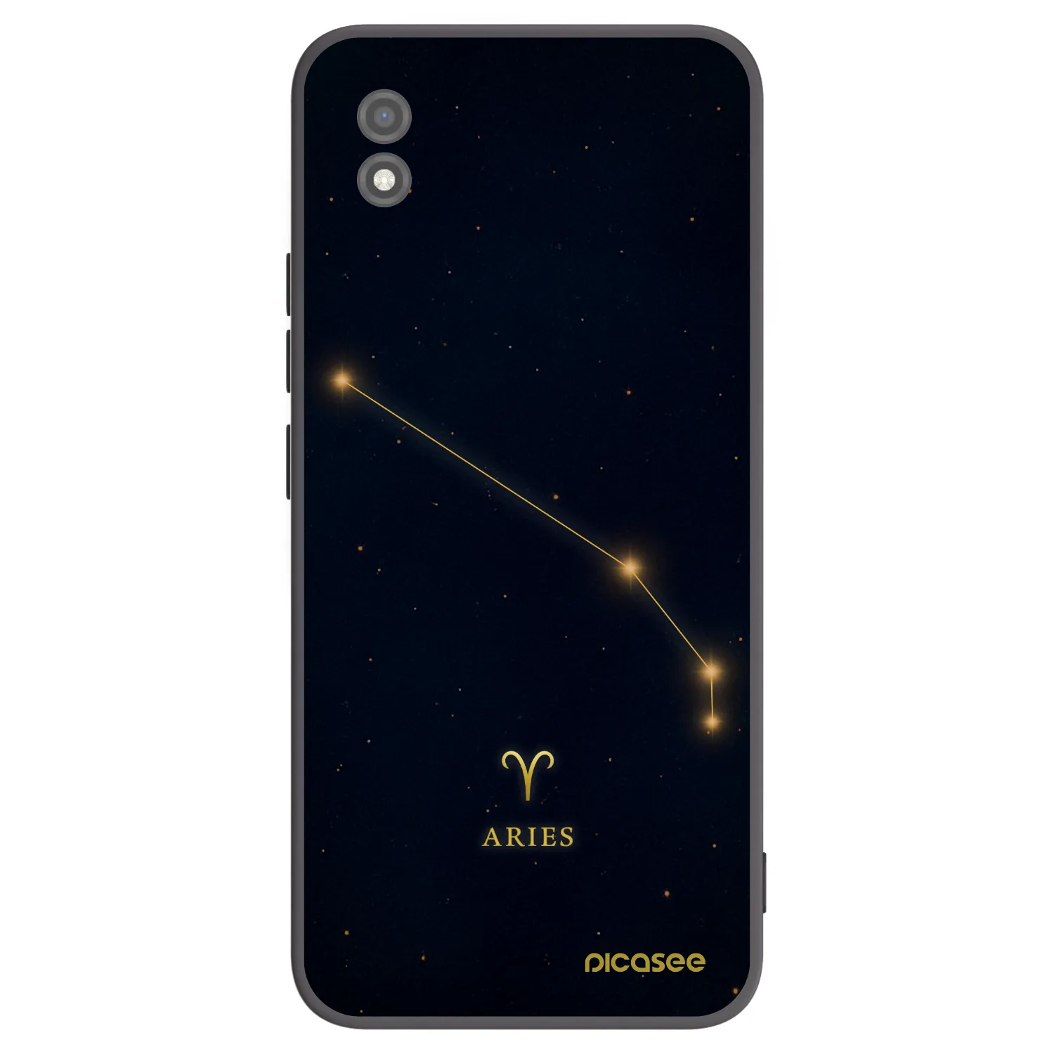 Picasee Realme C11 (2021) Hülle - Schwarzes Silikon - ARIES