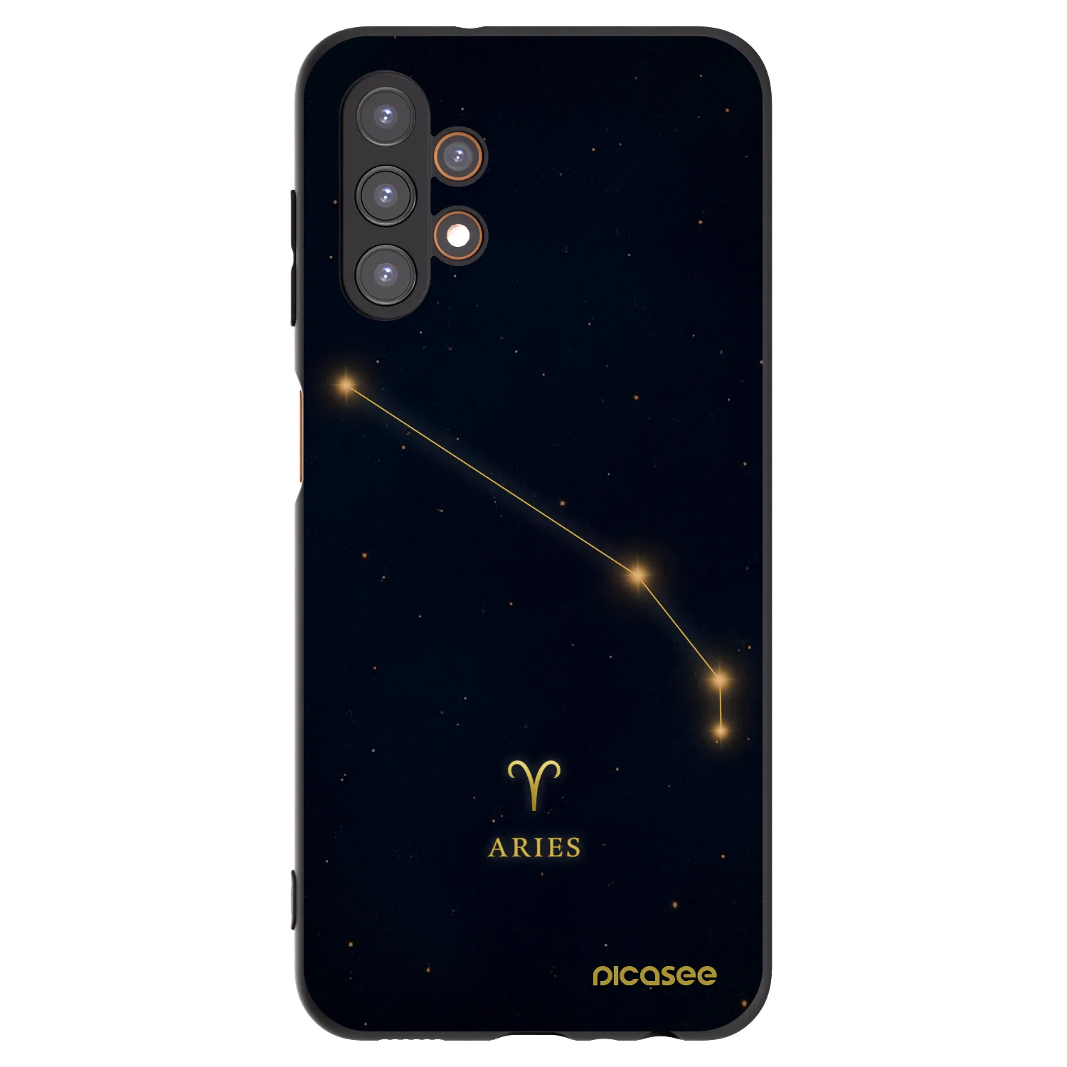 Picasee Samsung Galaxy A13 4G A135 Hülle - Schwarzes Silikon - ARIES