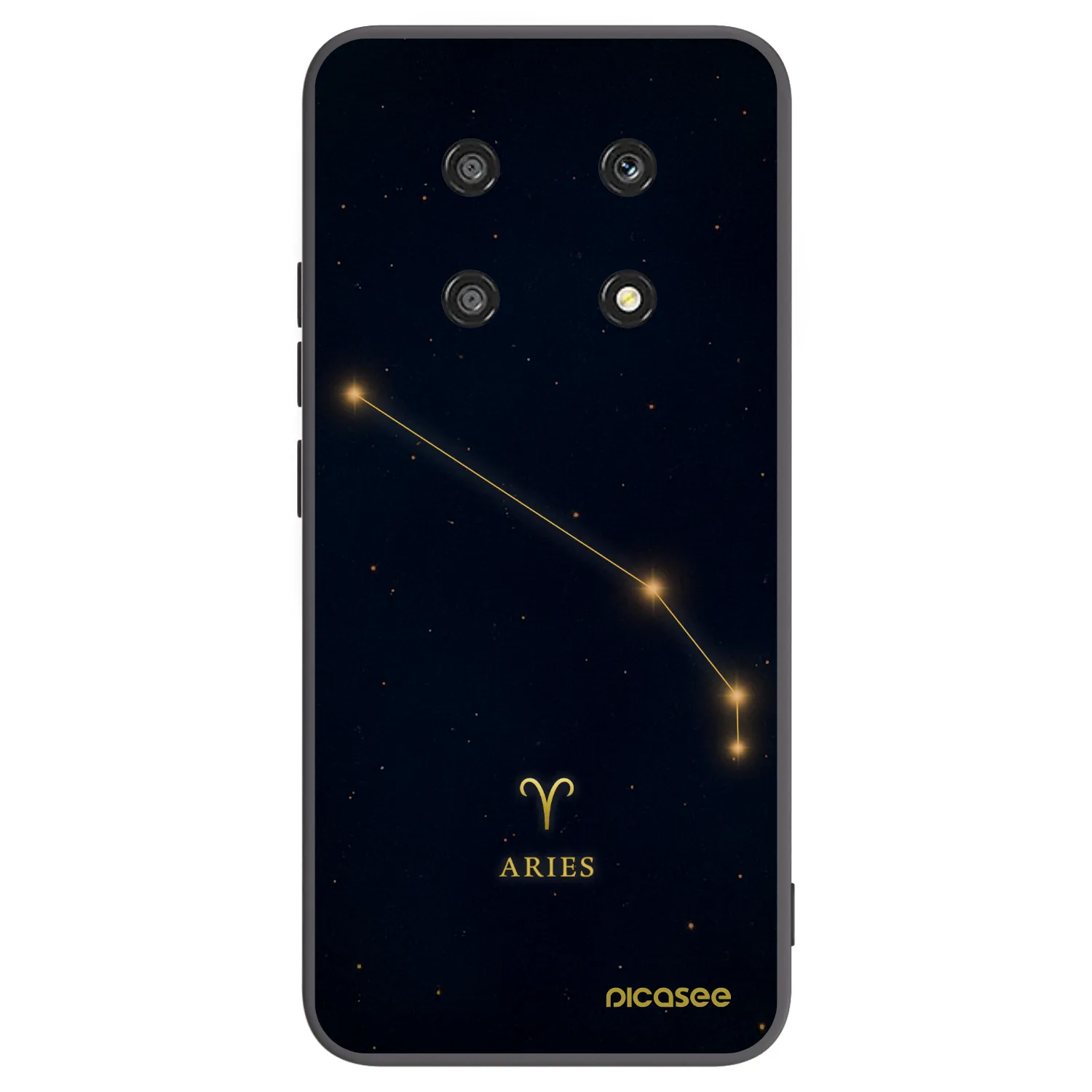 Picasee Honor Magic4 Lite 5G Hülle - Schwarzes Silikon - ARIES