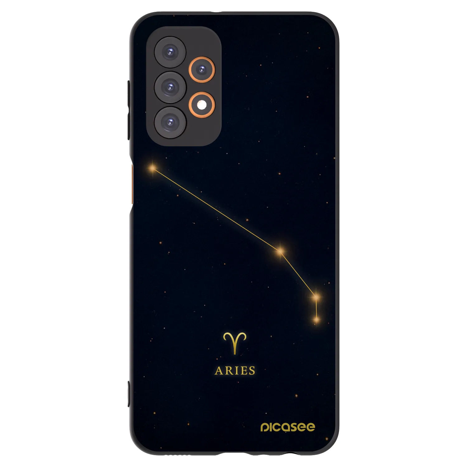 Picasee Samsung Galaxy A23 A235F 4G Hülle - Schwarzes Silikon - ARIES