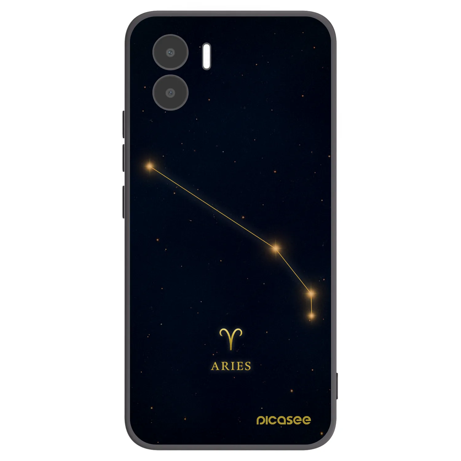 Picasee Xiaomi Redmi A1 Hülle - Schwarzes Silikon - ARIES