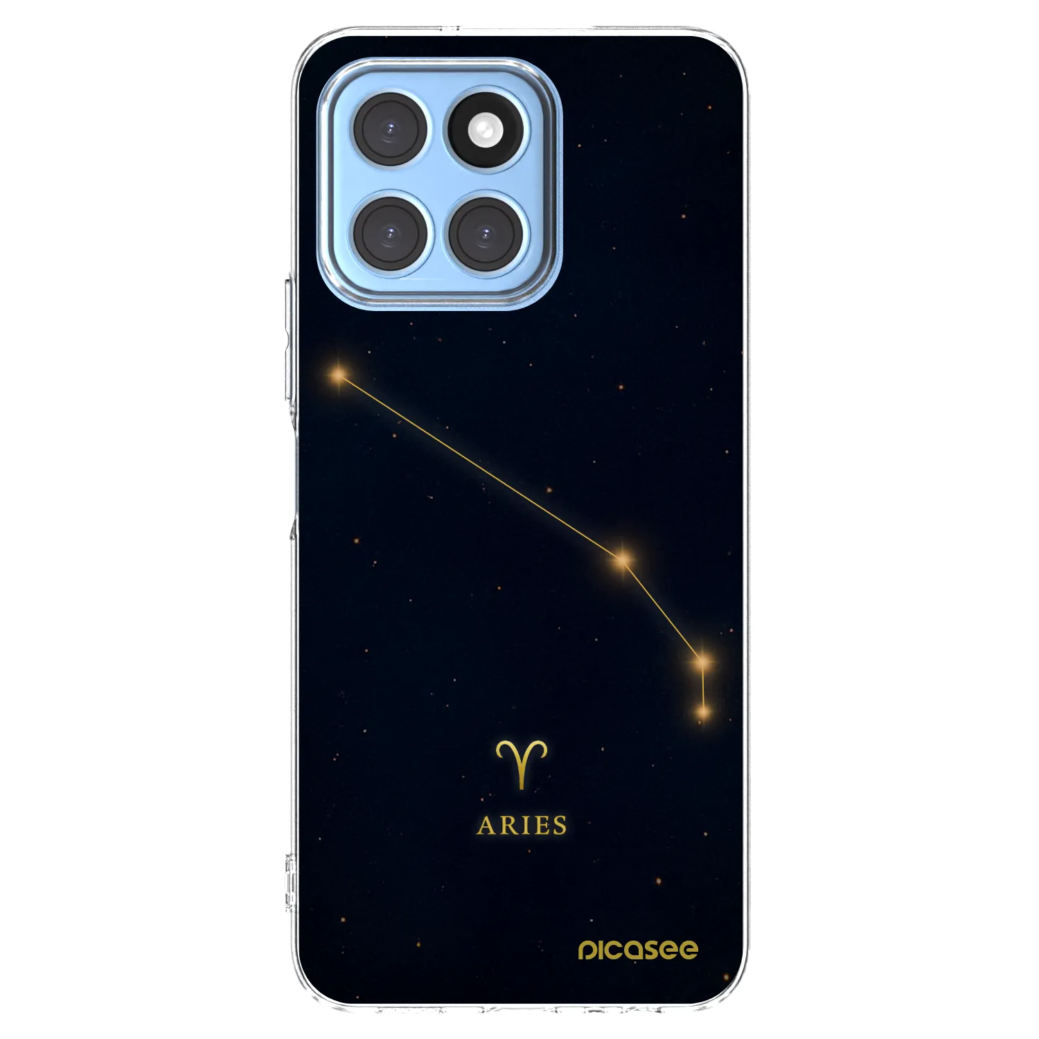 Picasee Honor X8 5G Hülle - Transparentes Silikon - ARIES