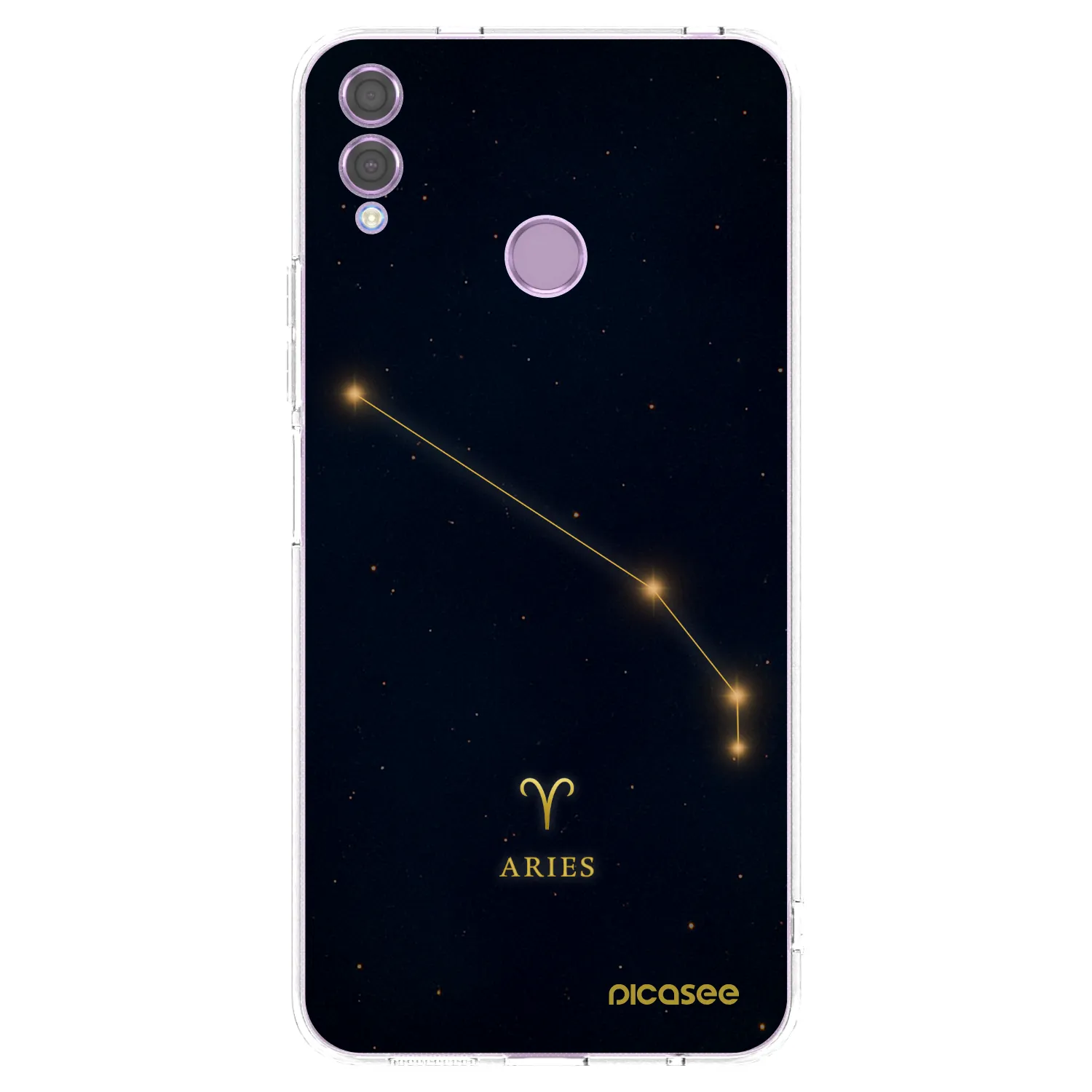 Picasee Honor 8X Hülle - Transparentes Silikon - ARIES